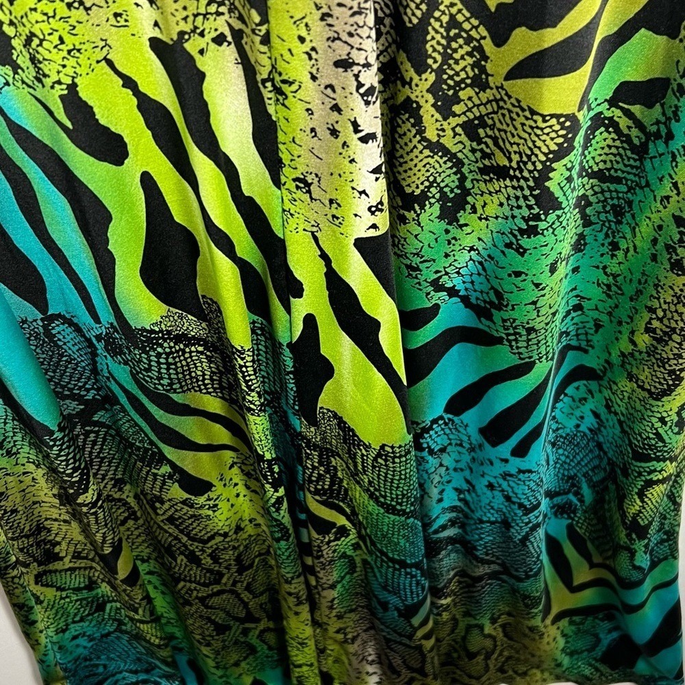 Anthony Studio Multi Reptile Print Maxi Dress Size Medium - Picture 12 of 12